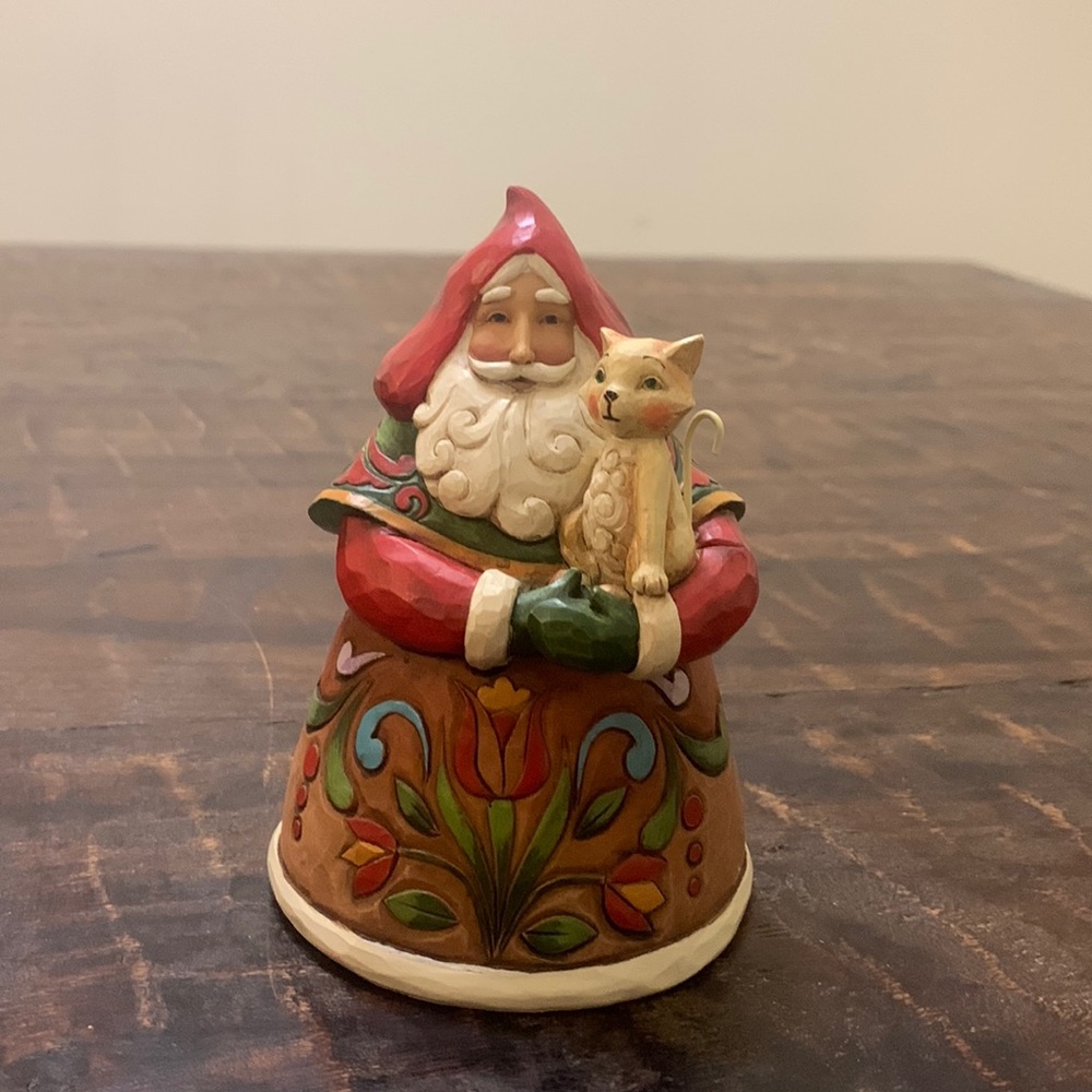 JIM SHORE SANTA & CAT